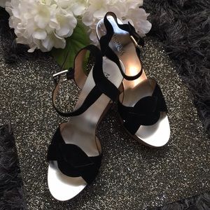 Michael Michael Kors Suede Cork Wedge